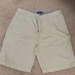 Tommy Hilfiger Tan Flat Front Shorts